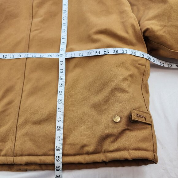 Carhartt Tan Canvas Insulated Winter Jacket Coat (3XL) - Picture 9 of 9